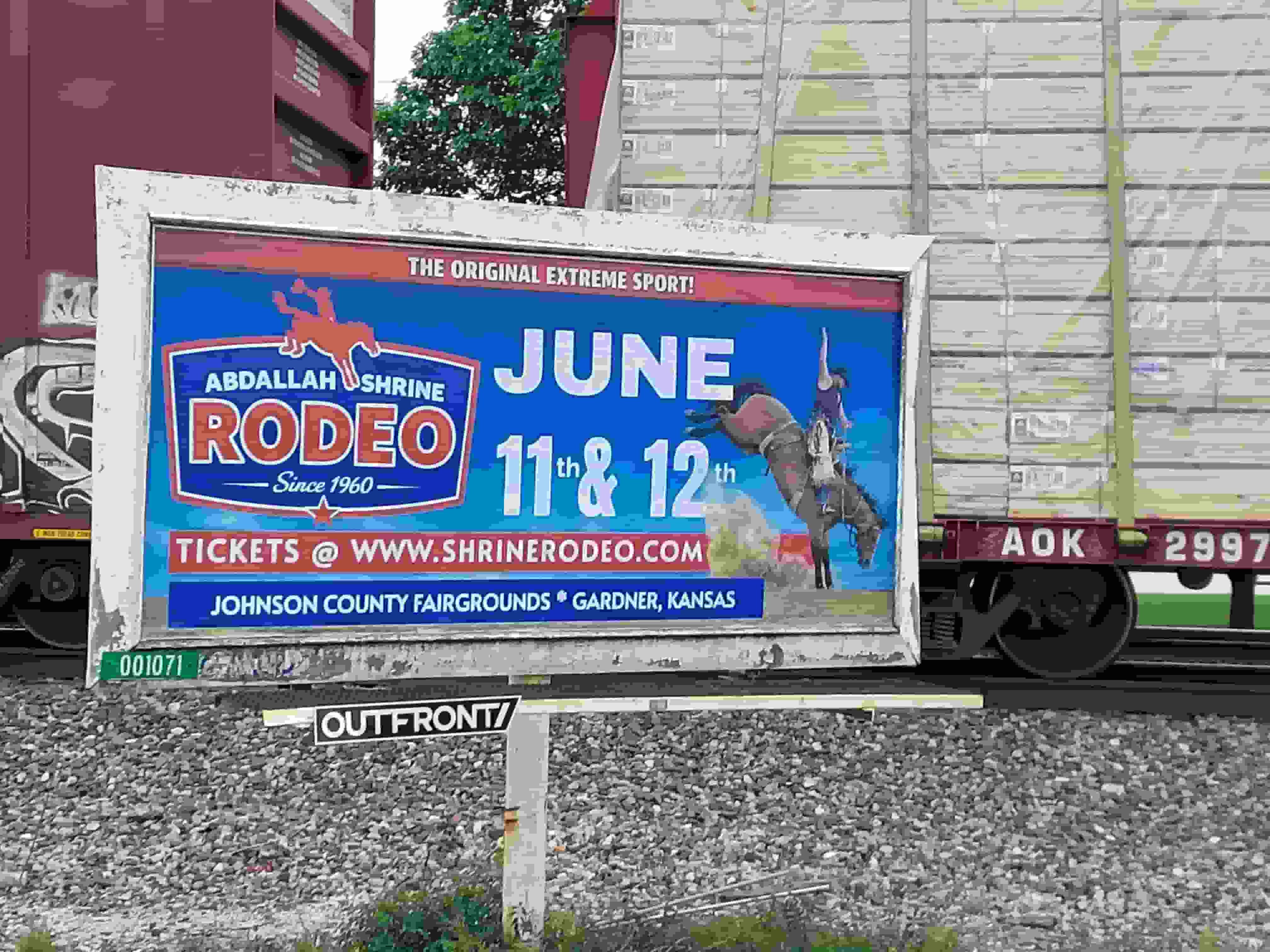 Rodeo small billboard in Kansas City, Kansas