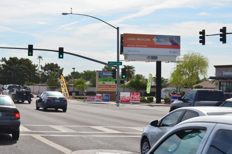 Photo of a billboard in Sun City