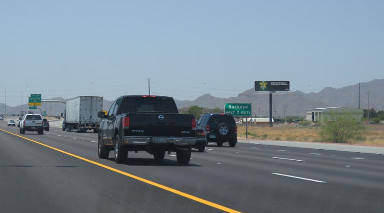 Photo of a billboard in Agua Fria