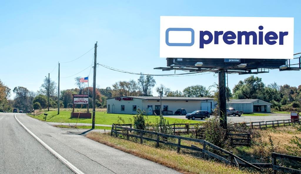 Photo of a billboard in Peach Bottom