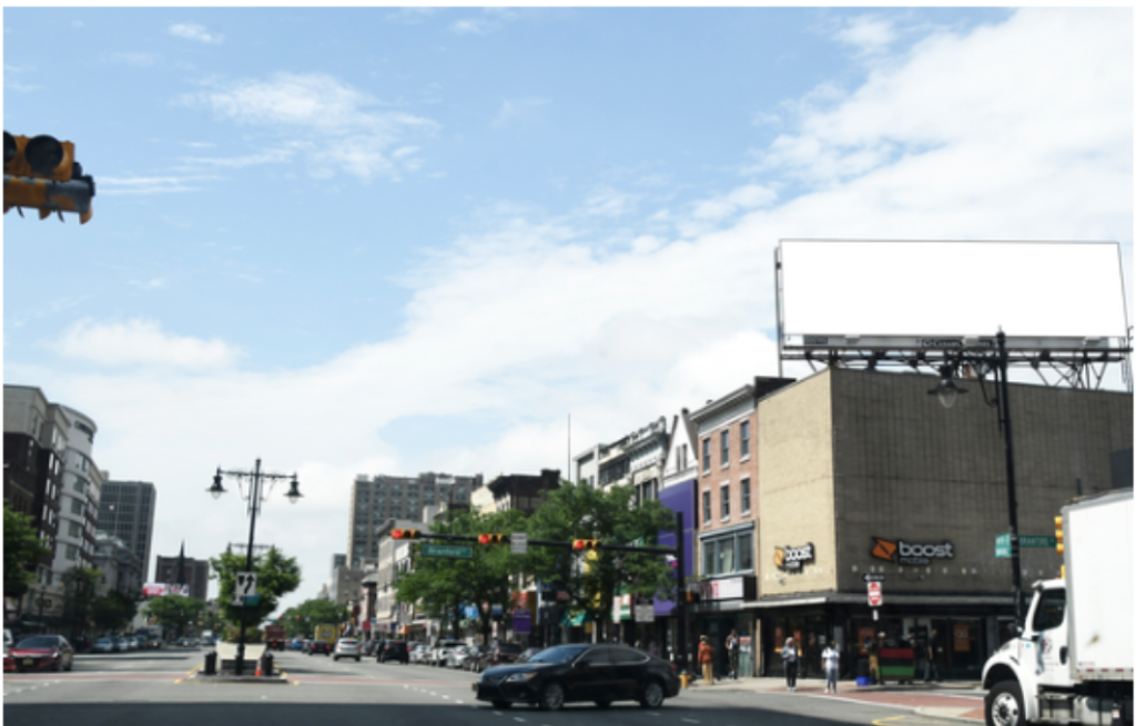 Photo of an outdoor ad in Newark