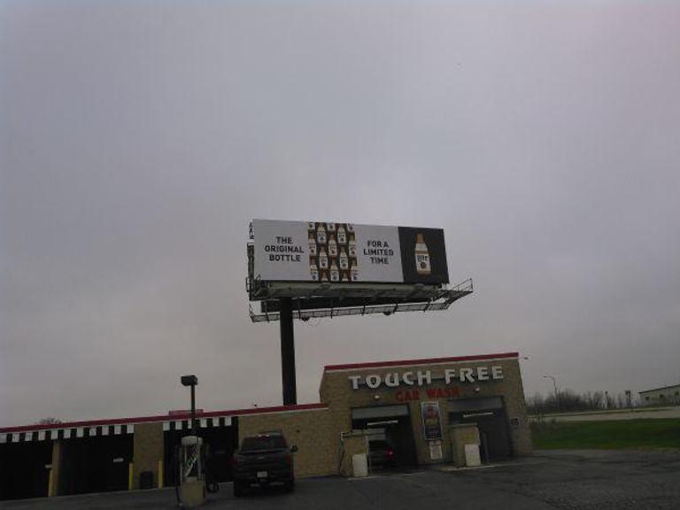 Photo of a billboard in Colgate