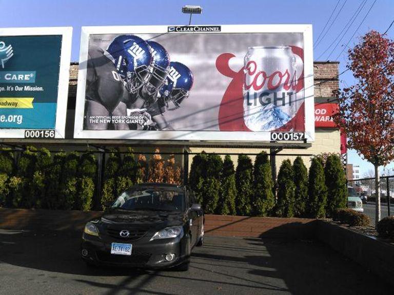 Photo of a billboard in Port Chester