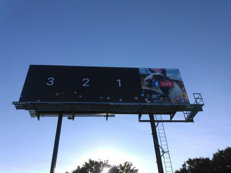 Photo of a billboard in Belmont