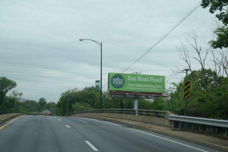 Photo of a billboard in Langley Park