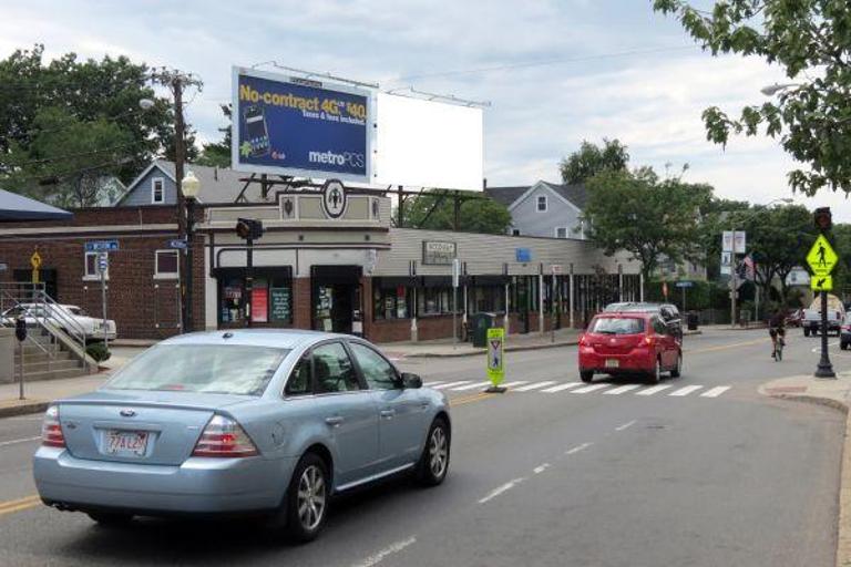 Photo of a billboard in West Somerville