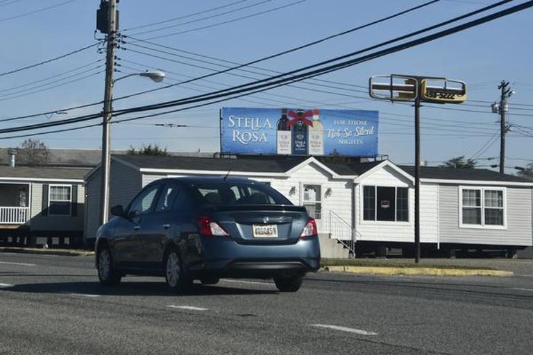 Photo of a billboard in Laurel Park