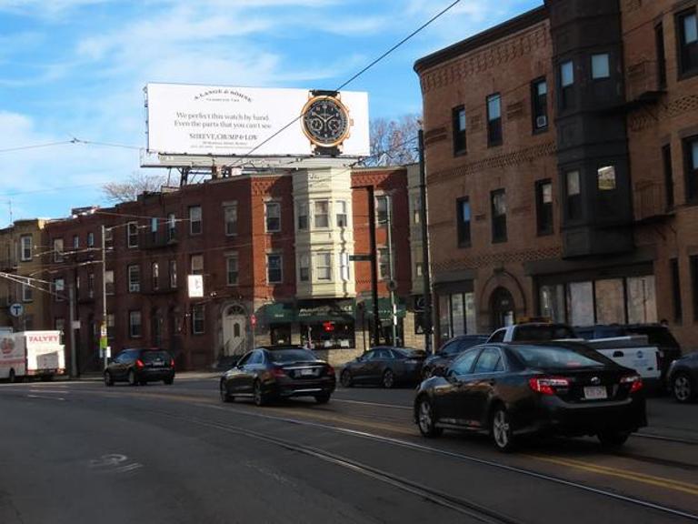 Photo of a billboard in Roxbury Crossing