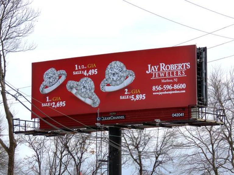 Photo of a billboard in Moorestown