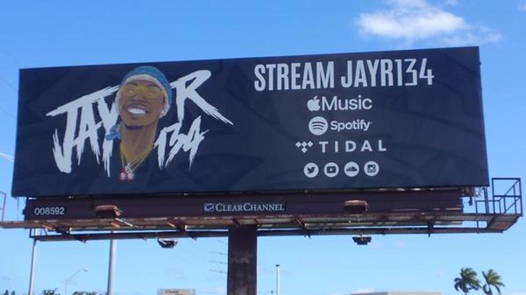 Photo of a billboard in North Miami