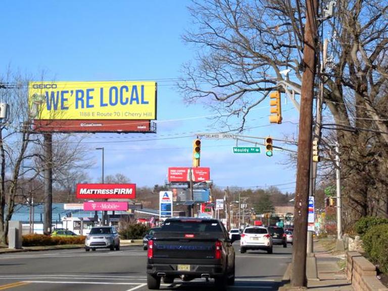 Photo of a billboard in Haddonfield