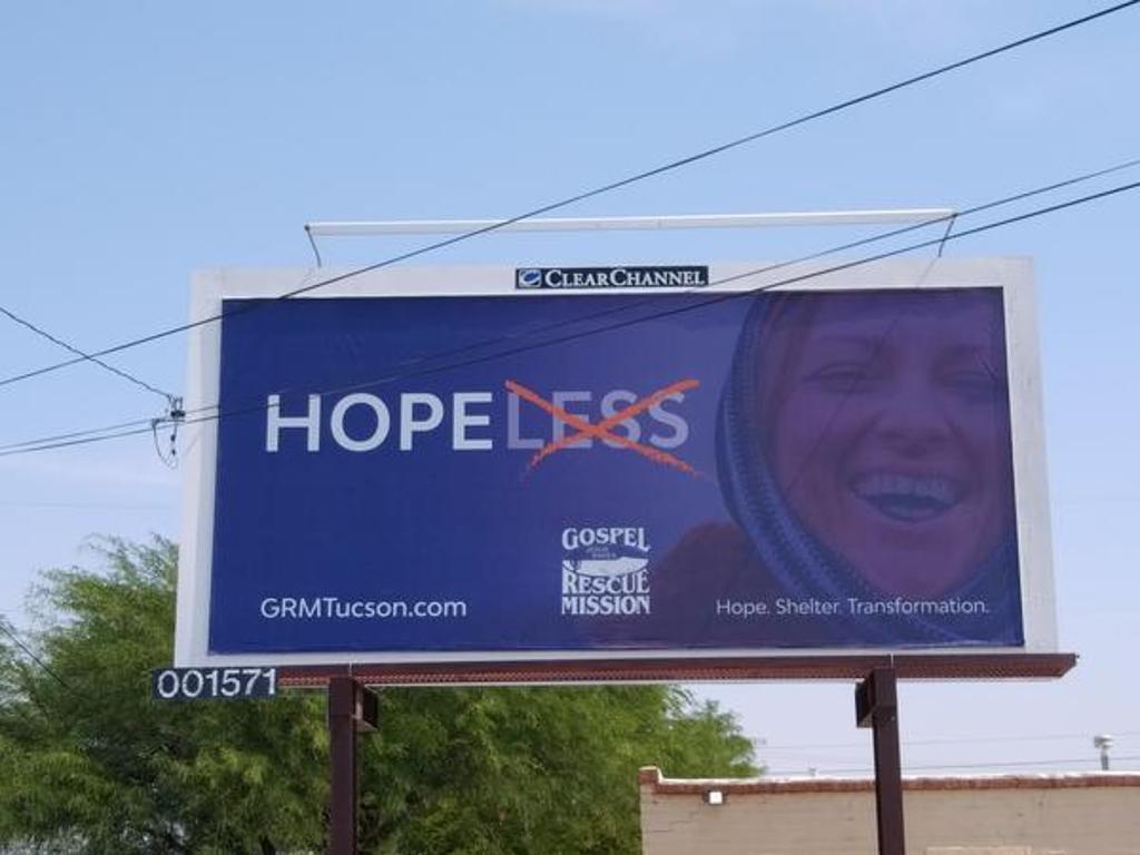 Photo of an outdoor ad in Tucson