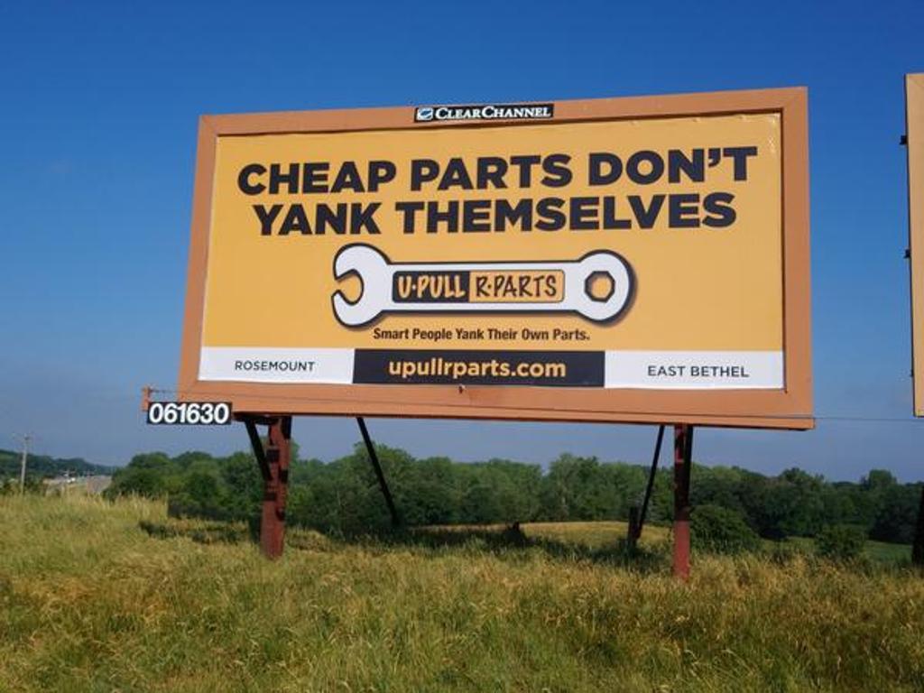 Photo of a billboard in Mahtomedi