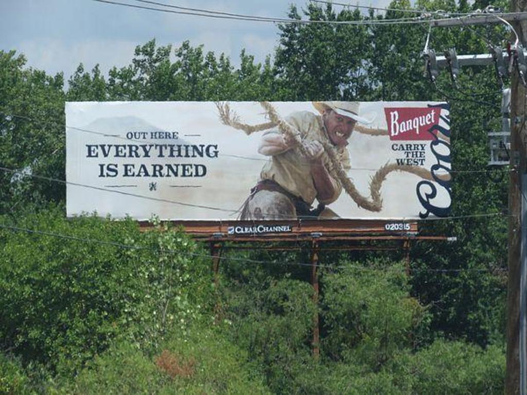 Photo of a billboard in Deepwater