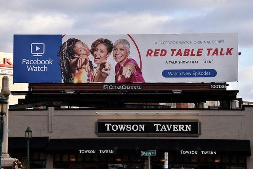 Photo of a billboard in Towson