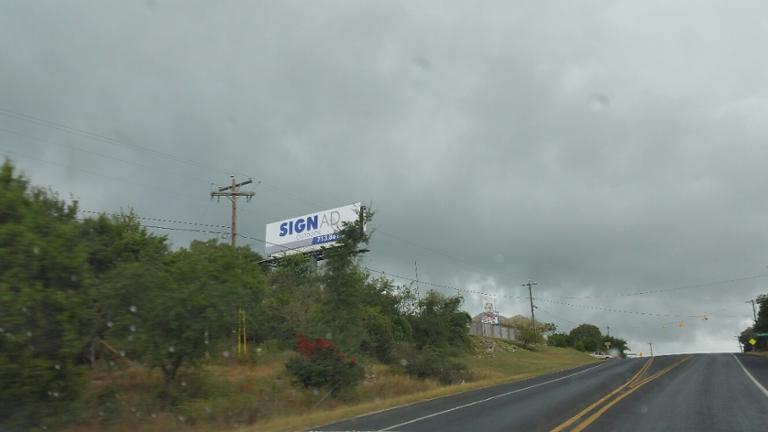 Photo of a billboard in Canyon Lake