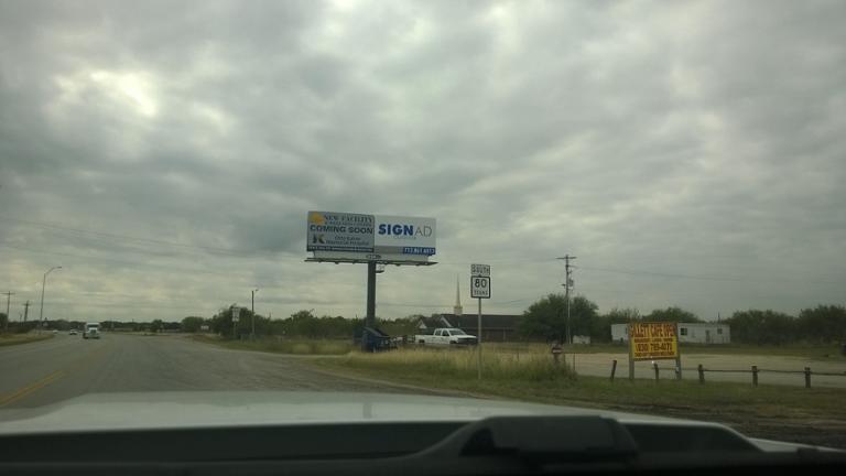 Photo of a billboard in Gillett