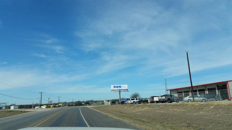 Photo of a billboard in Valley Mills