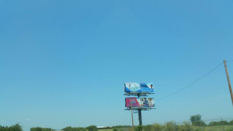 Photo of a billboard in Uvalde