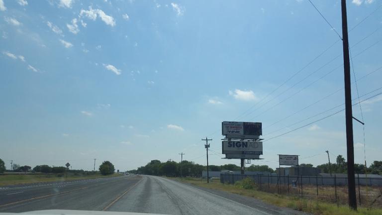 Photo of a billboard in Rio Frio