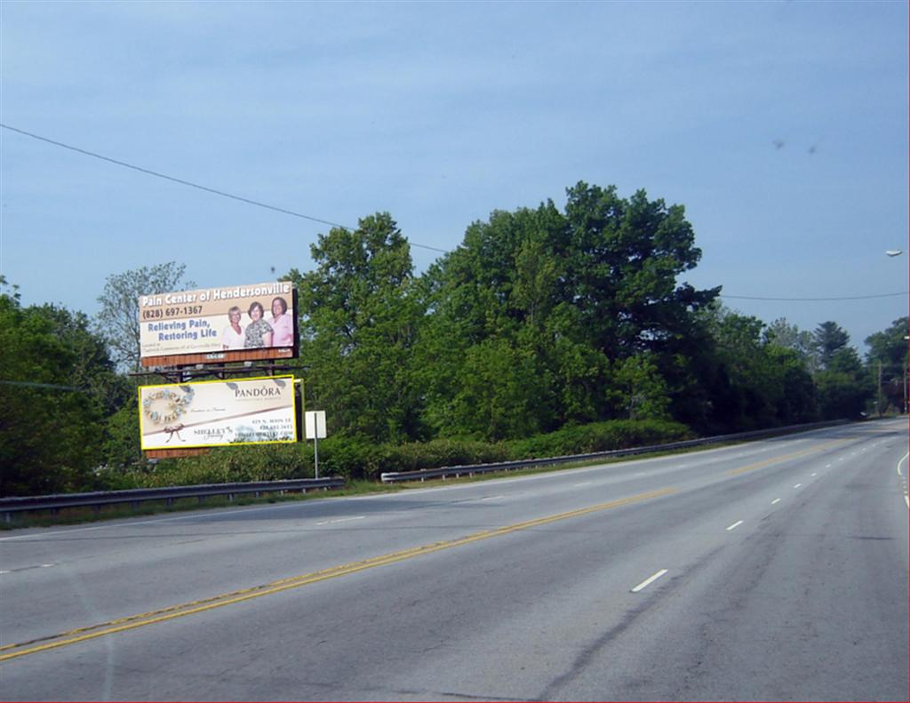 Photo of an outdoor ad in Hendersonville