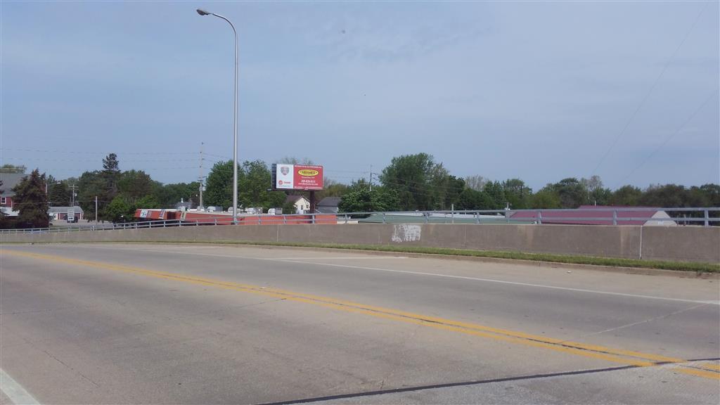 Photo of a billboard in Bloomington