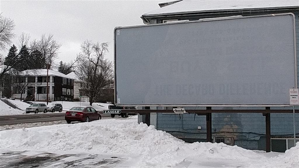 Photo of a billboard in Two Harbors