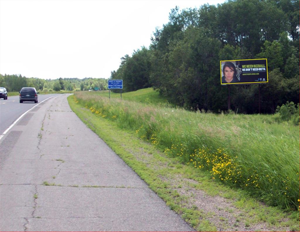 Photo of a billboard in Baudette