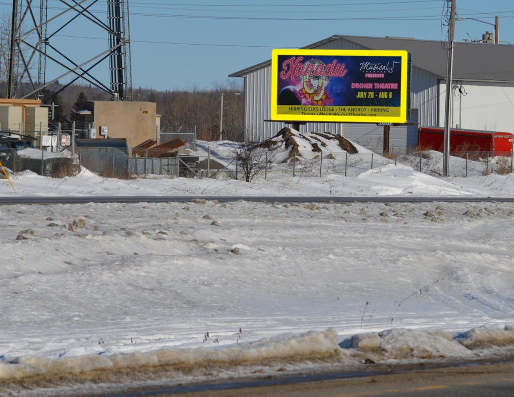 Photo of a billboard in Kabetogama