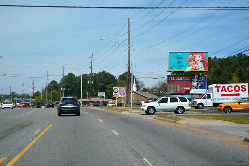 Photo of an outdoor ad in Huntsville