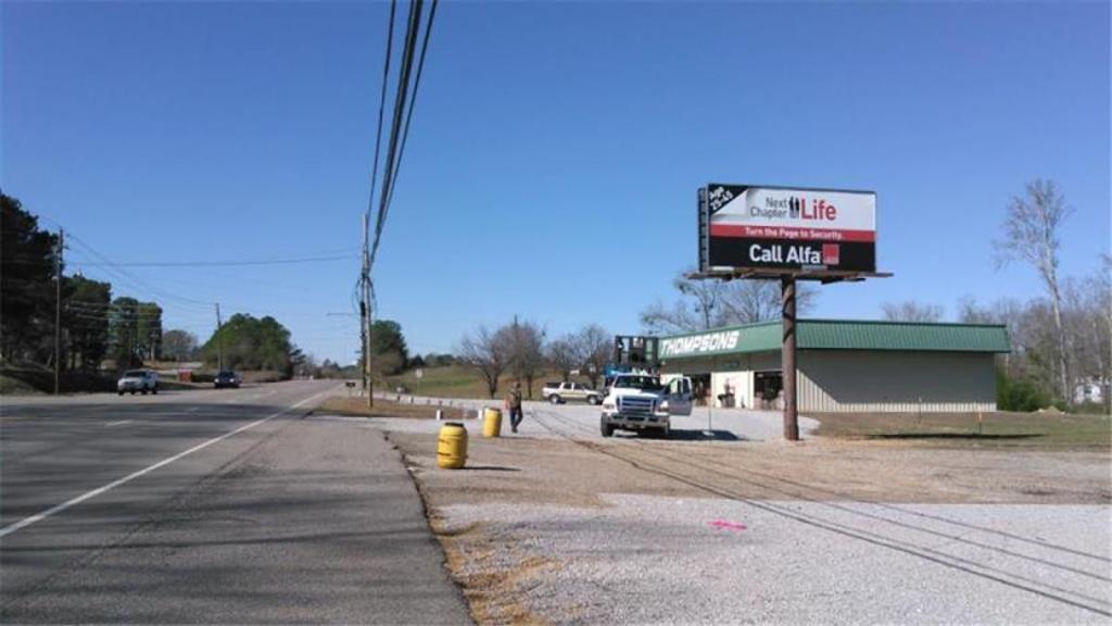 Photo of a billboard in Hackleburg