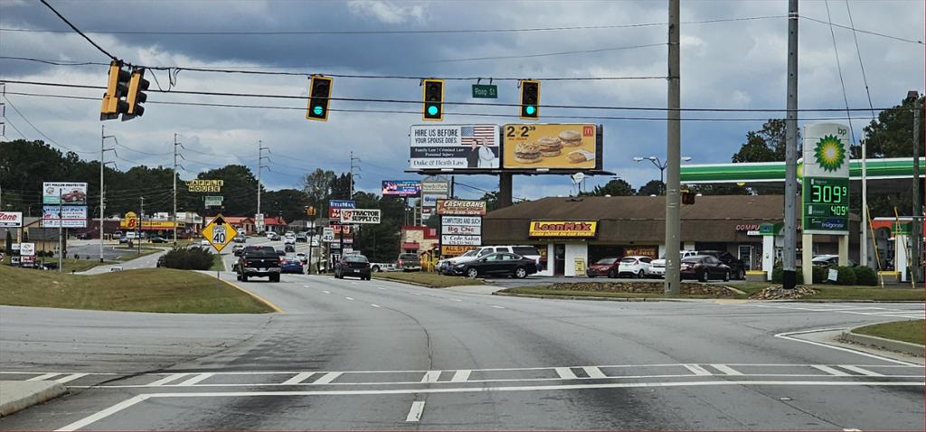 Photo of a billboard in Roopville