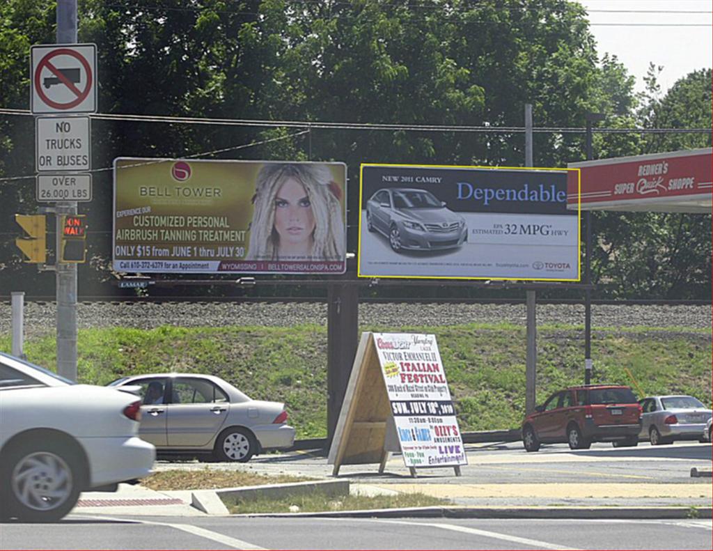 Photo of a billboard in South Heidelberg Township