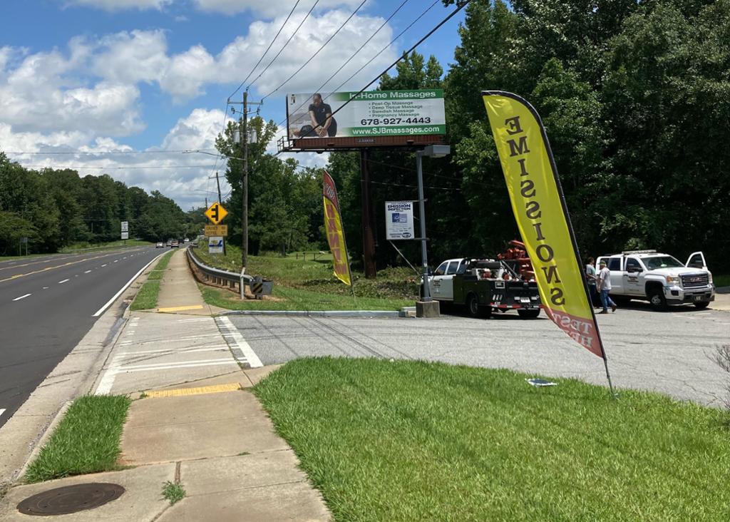 Photo of a billboard in Lithia Springs