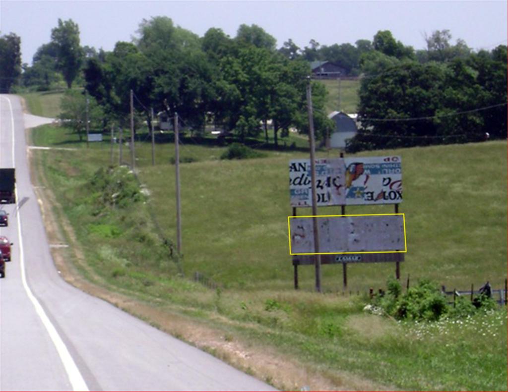 Photo of a billboard in Pierce City