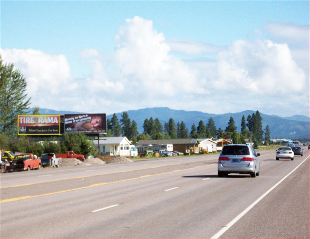 Photo of a billboard in Columbia Falls