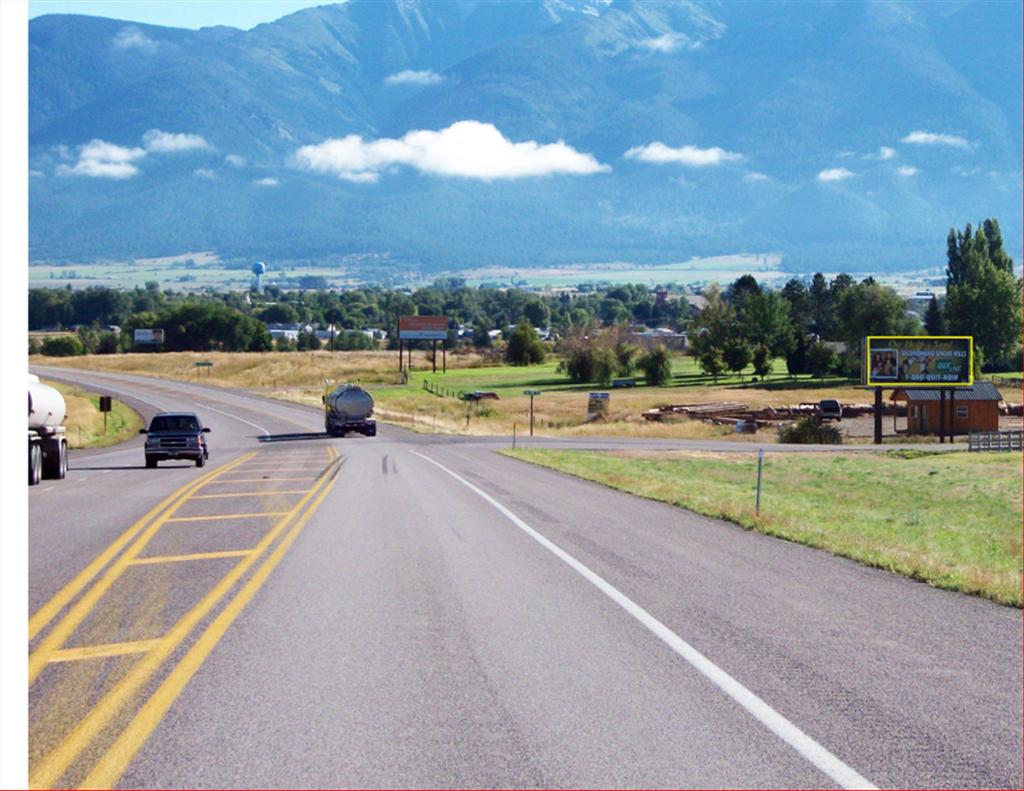 Photo of a billboard in Haugan