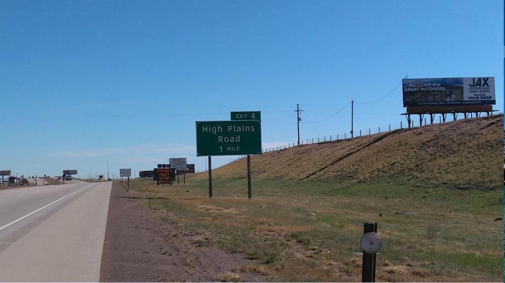 Photo of a billboard in Laramie