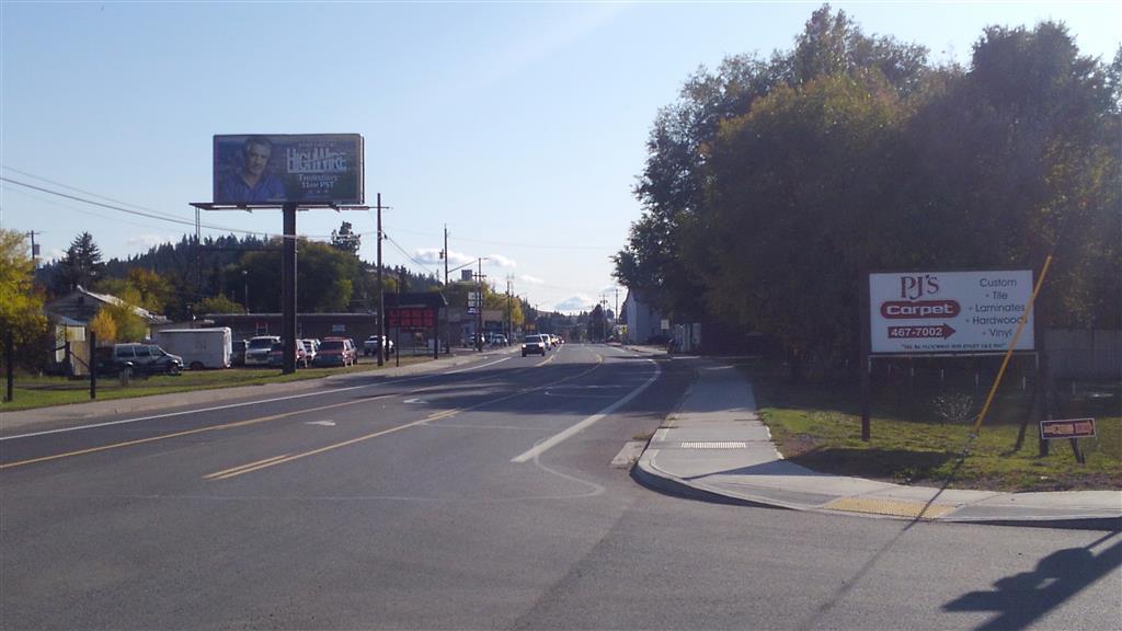 Photo of a billboard in Curlew