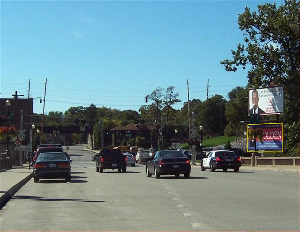 Photo of an outdoor ad in Elgin