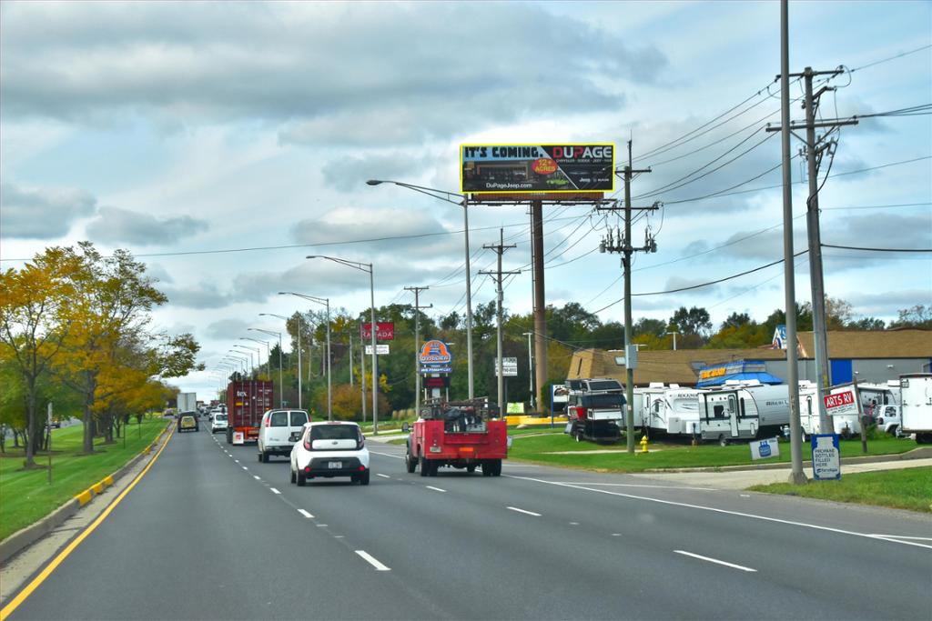 Photo of a billboard in Glendale Heights