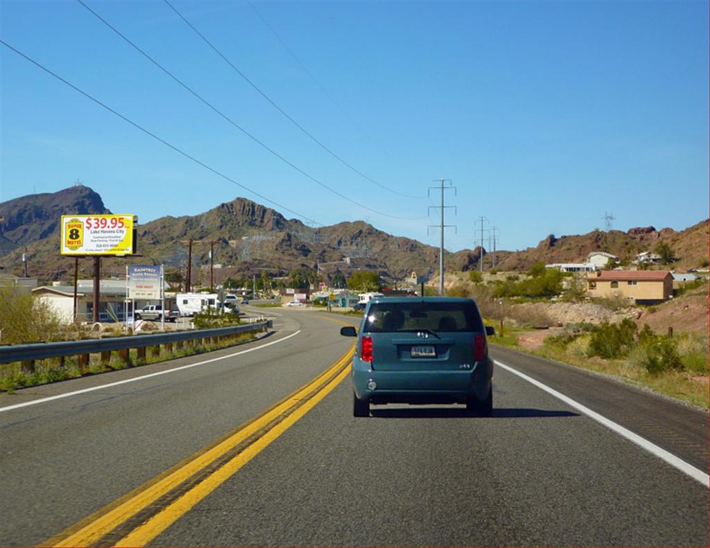 Photo of a billboard in Parker Dam