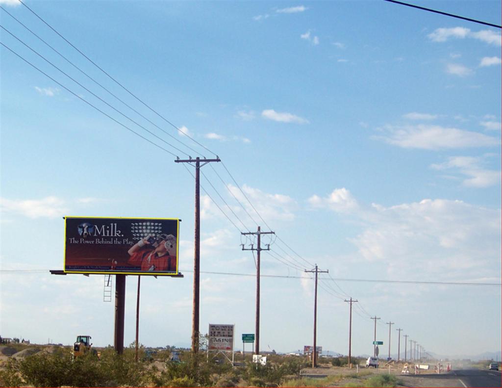 Photo of a billboard in Death Valley