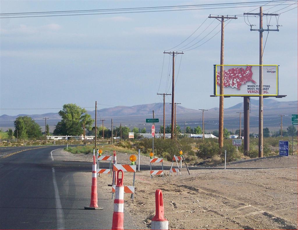 Photo of a billboard in Indian Springs