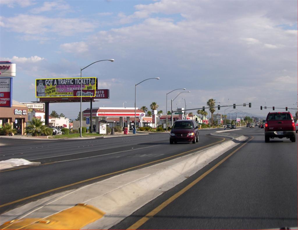 Photo of a billboard in Blue Diamond