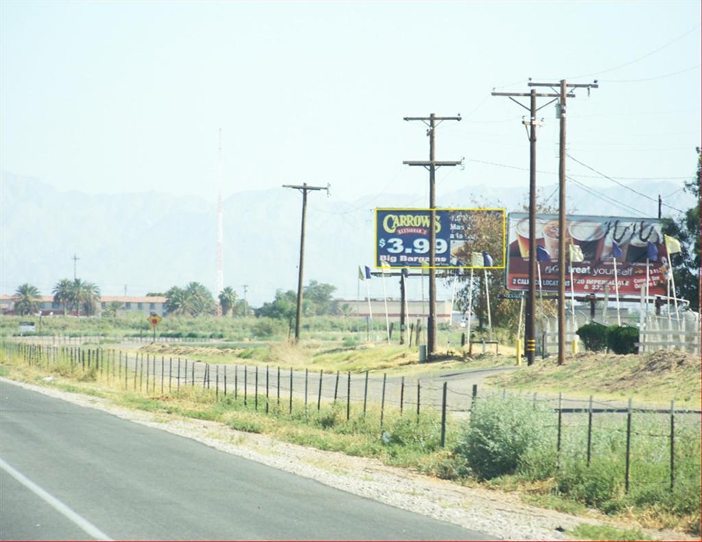 Photo of a billboard in Calexico