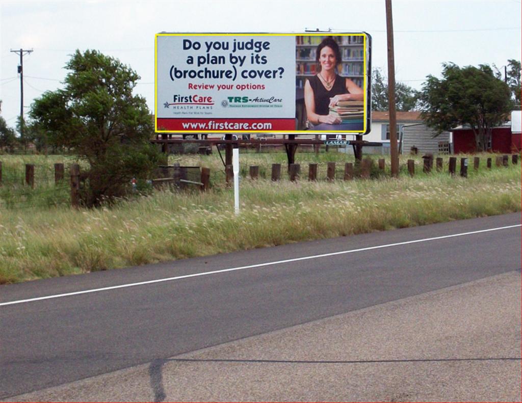 Photo of a billboard in Fritch