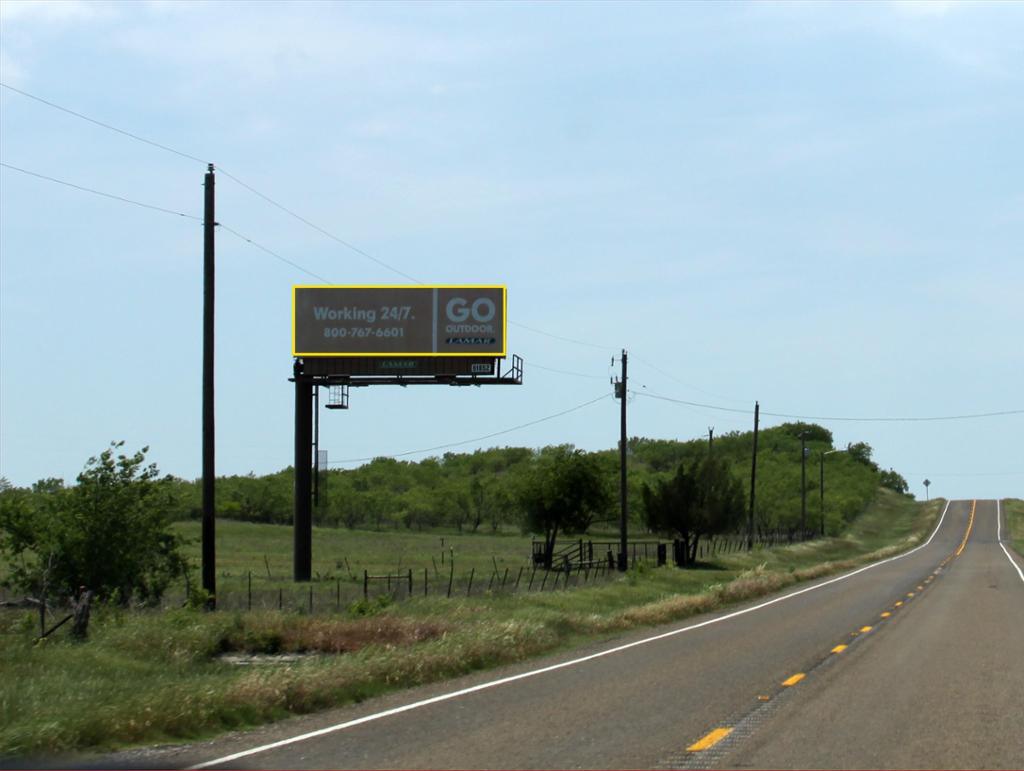 Photo of a billboard in Ponder