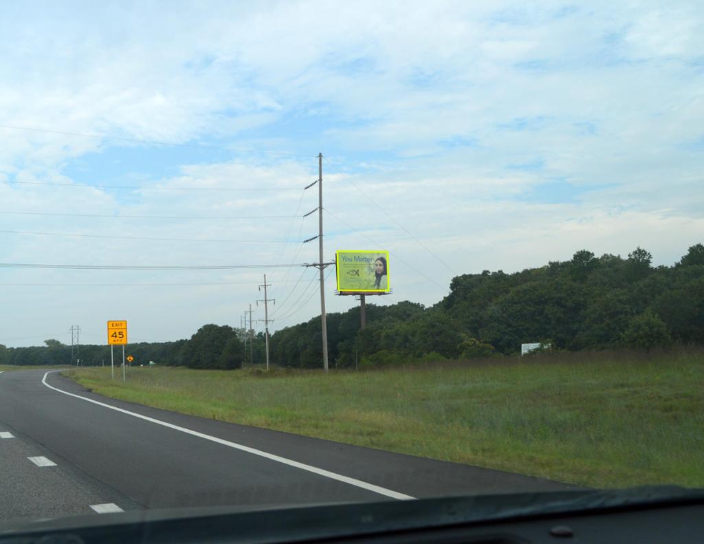 Photo of a billboard in McLoud