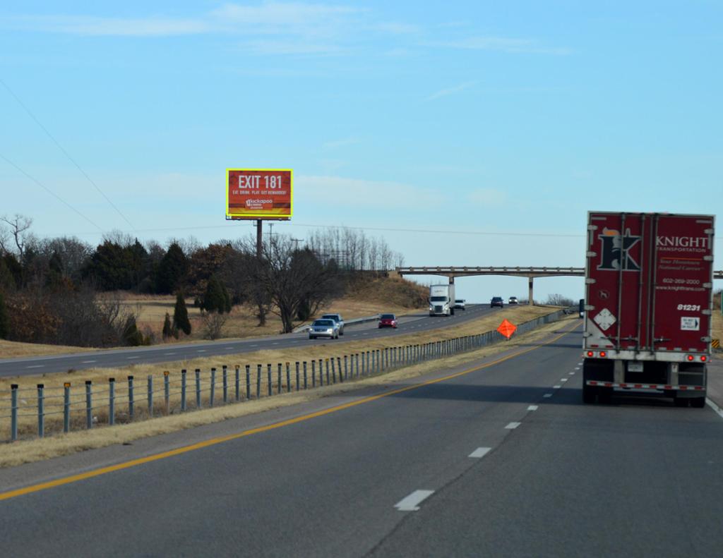 Photo of a billboard in Harrah